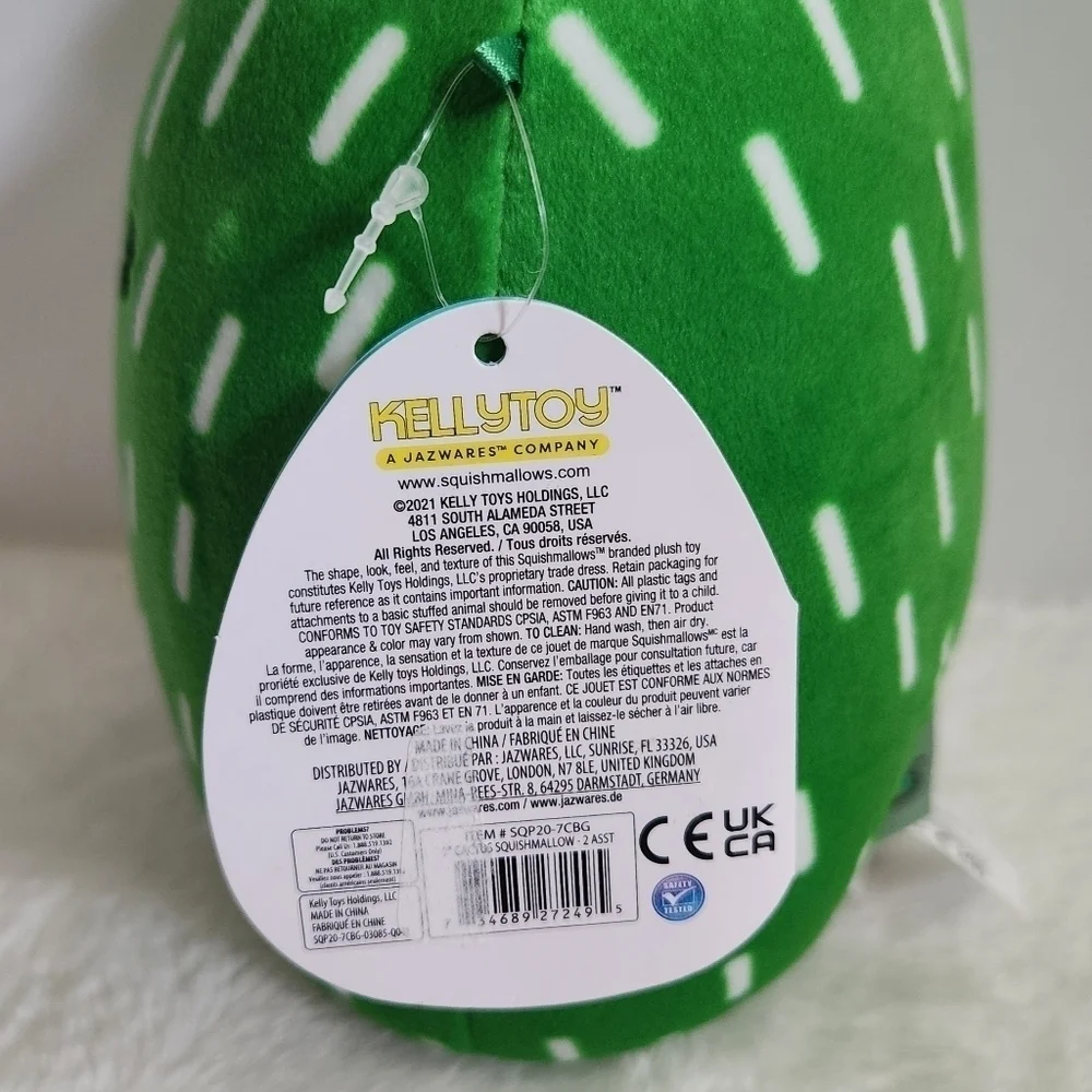 Squishmallow Maritza The Green Cactus Mexico Squad Mexican Girl Bow 8